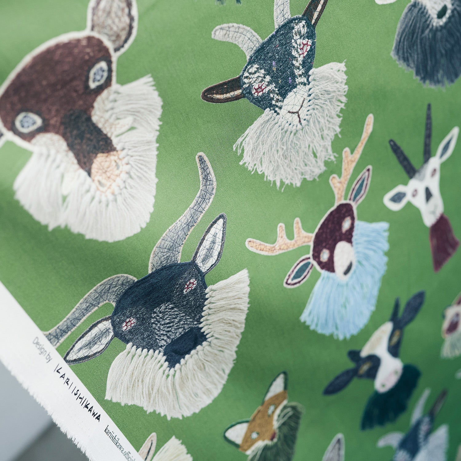 【予約販売】Kari Ishikawa ～totems～ 綿100%シーチング - cocca