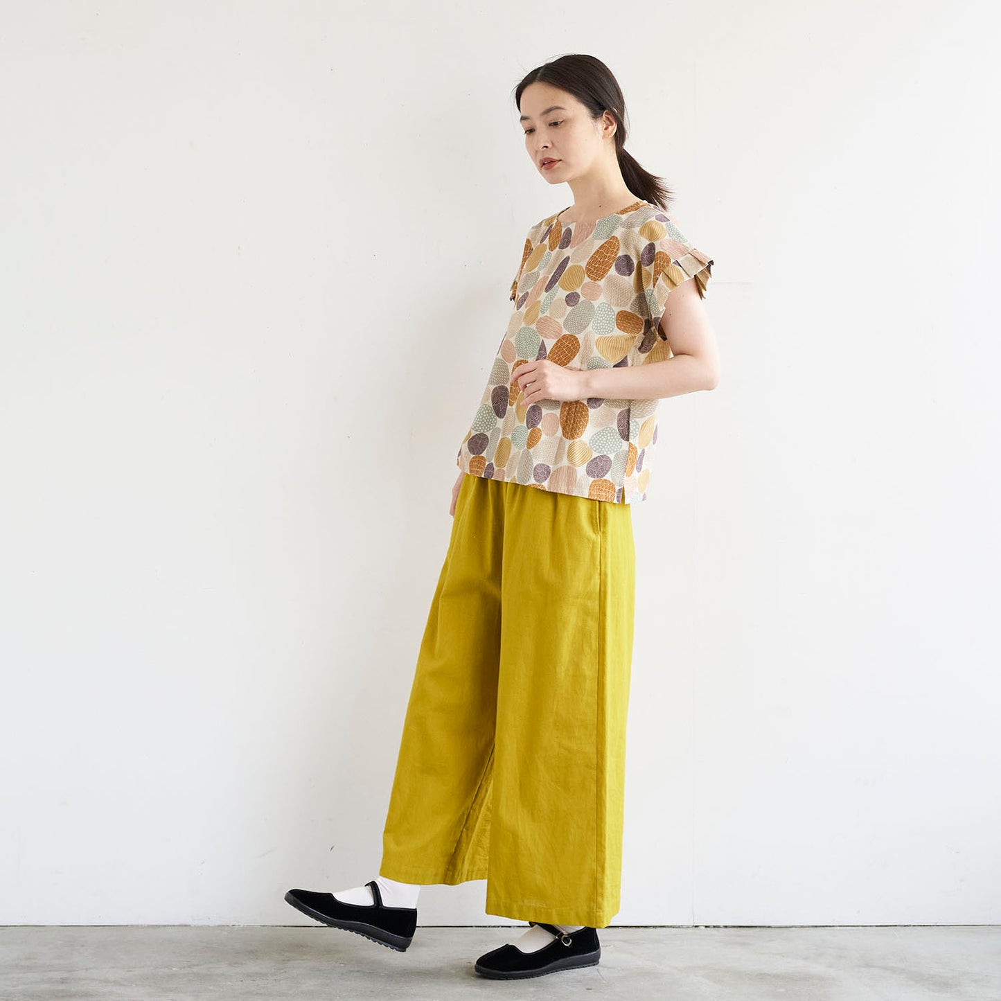 Gather by bookhou ～Stones～ 綿麻シーチング - cocca