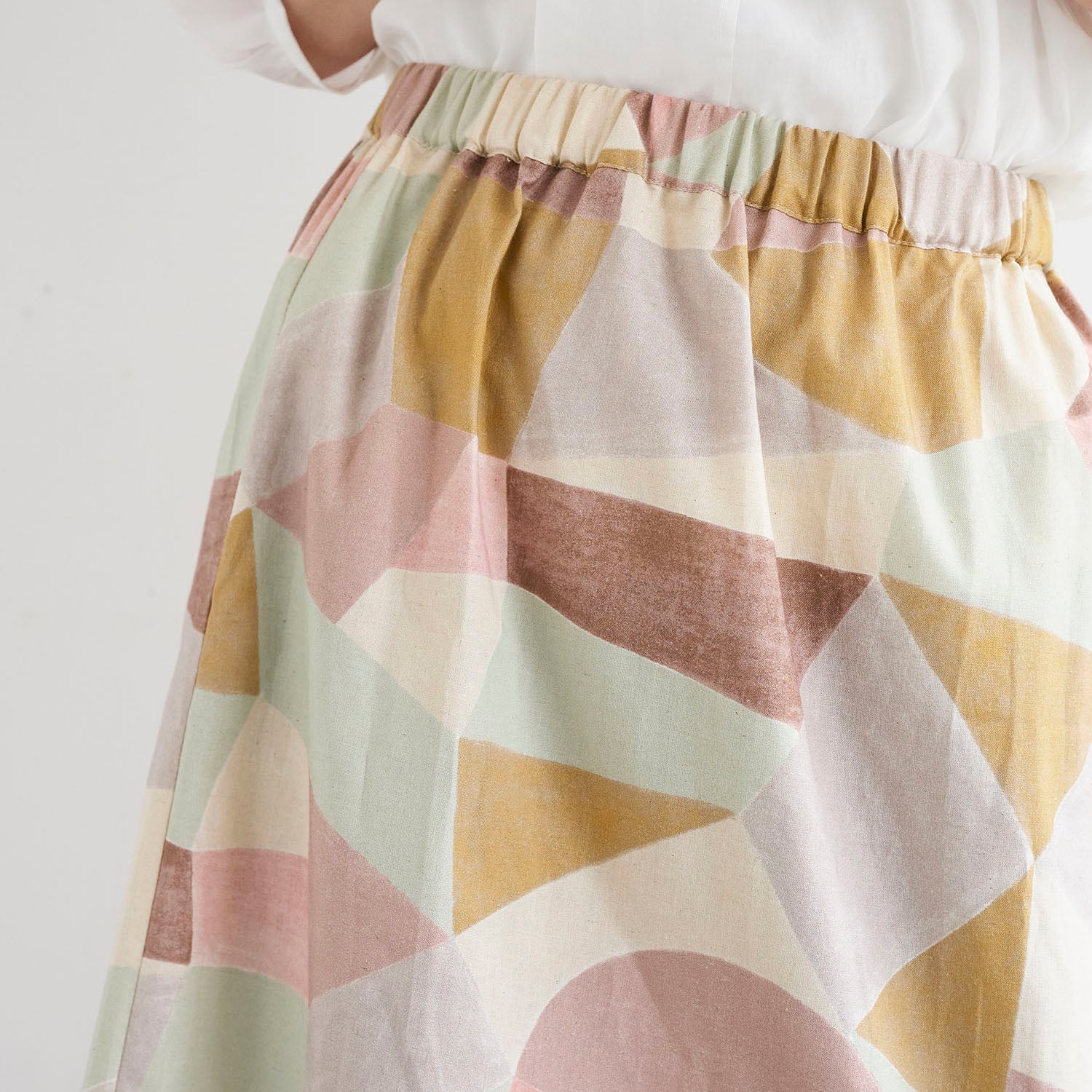 Gather by bookhou ～Shapes～ 綿麻シーチング - cocca