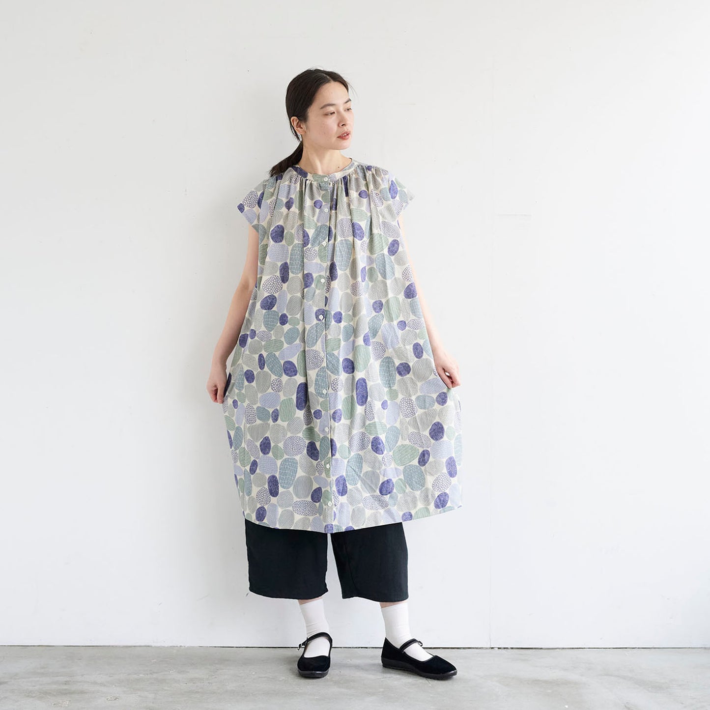 Gather by bookhou ～Stones～ 綿麻シーチング - cocca