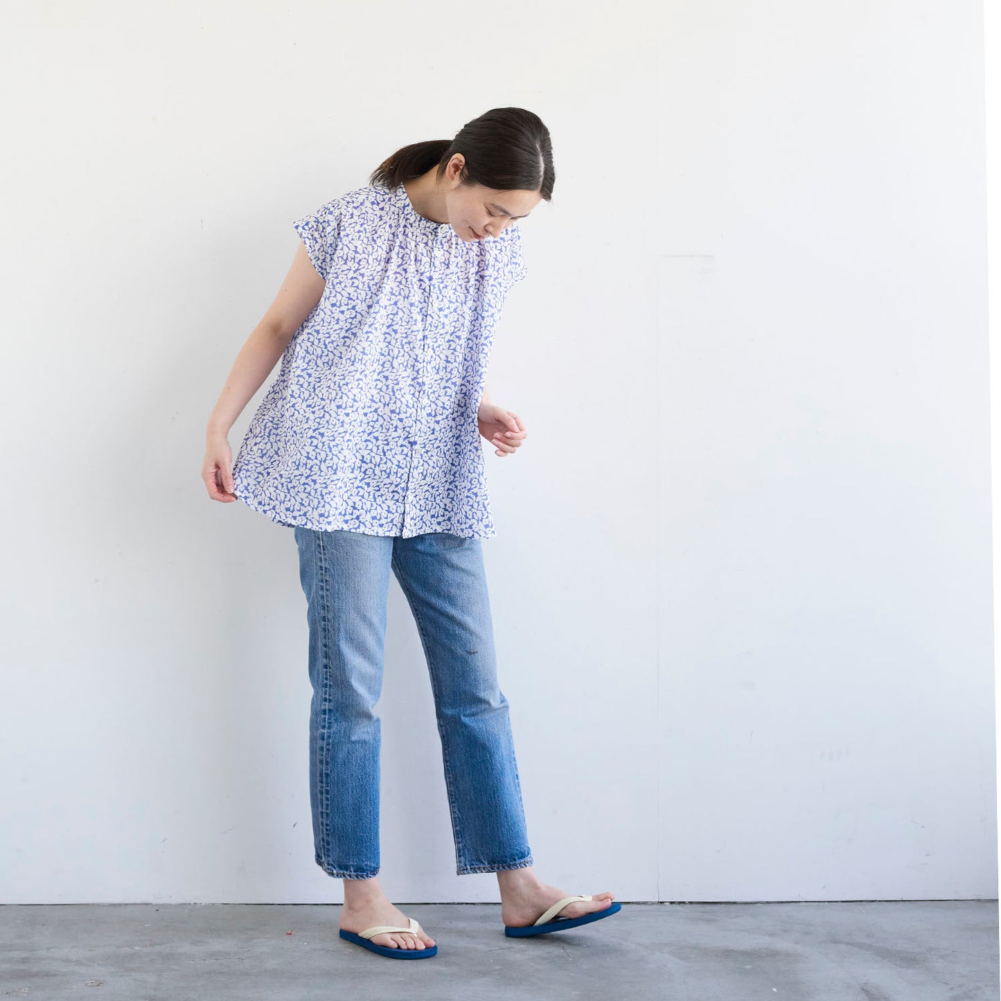 white kerria -MUDDY WORKS by tomotake- 綿100％Wガーゼ - cocca