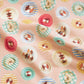 【予約販売】Maison terrier ～sweets and plates～ 綿100%シーチング - cocca