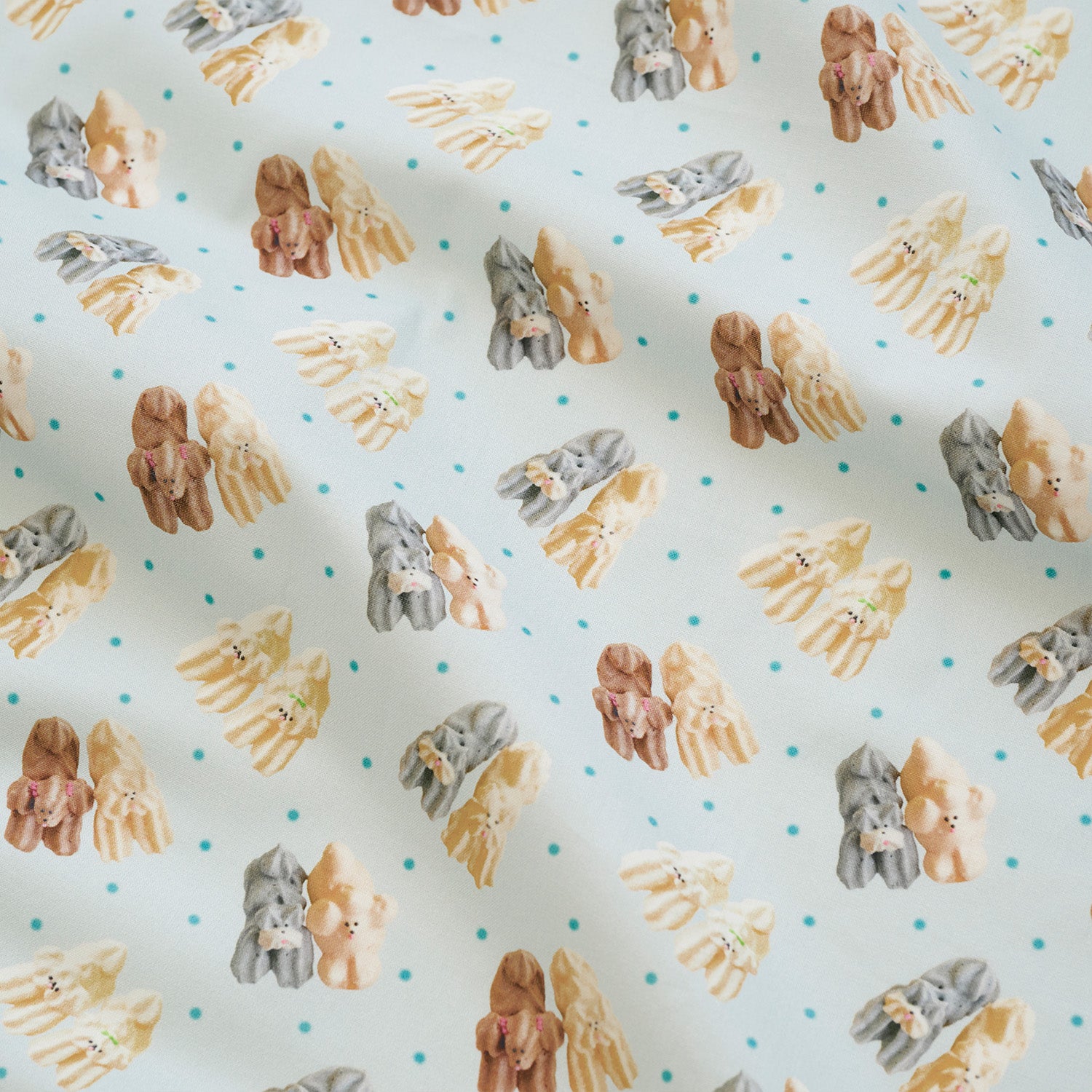 【予約販売】Maison terrier ～meringue dogs～ 綿100%シーチング - cocca