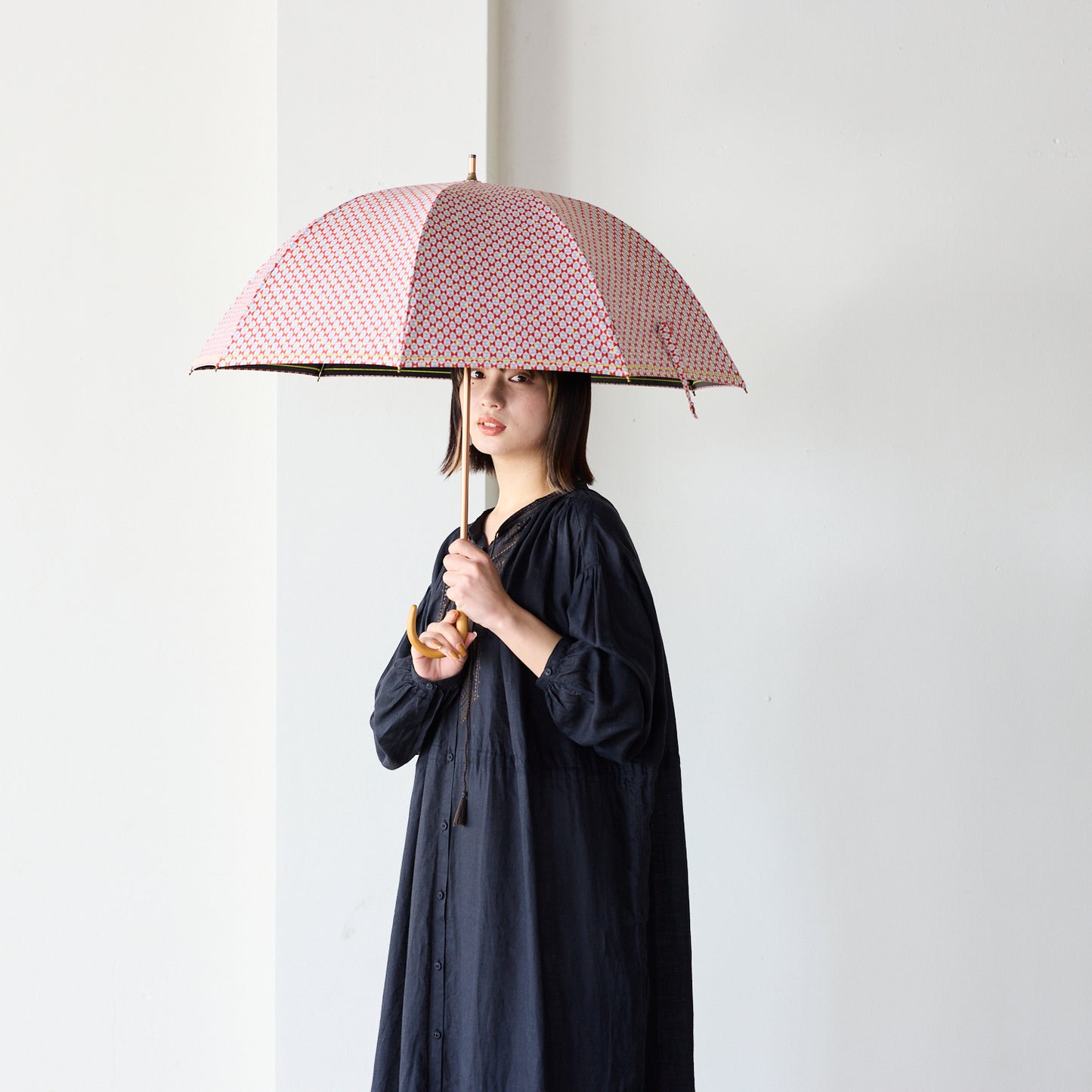 【晴雨兼用】coccaの日傘雨傘 fantastic world 刺繍(ショート)
