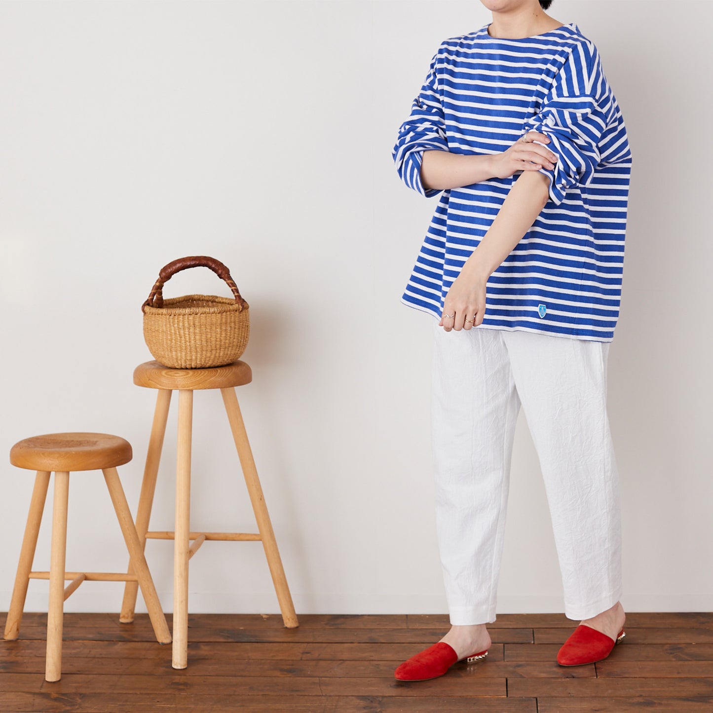 【型紙】毎日着たい、大人服  クロップド　テーパードパンツ