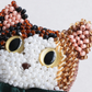 MIYUKI ビーズ編みの猫ブローチキット - cocca