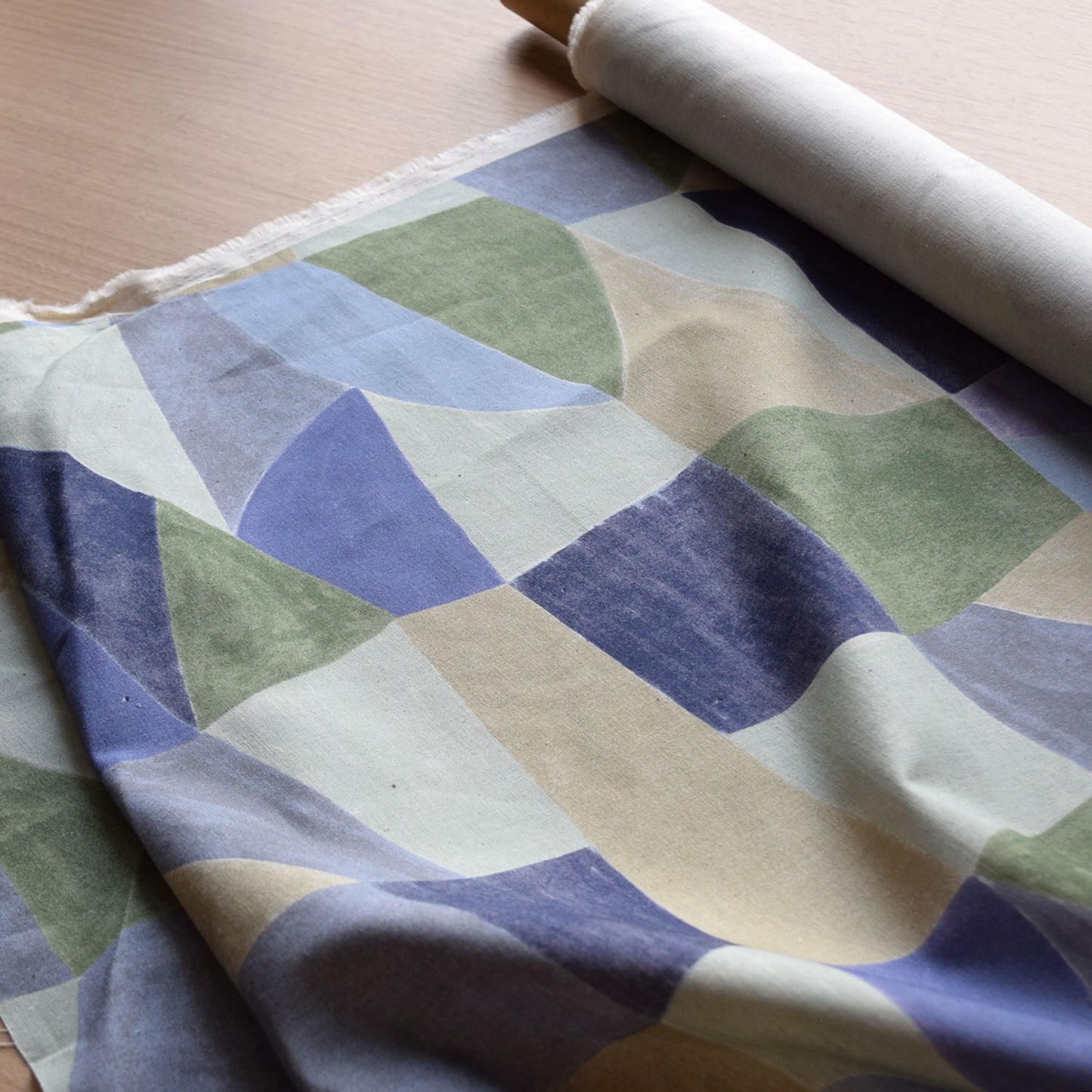 Gather by bookhou ～Shapes～ 綿麻シーチング - cocca