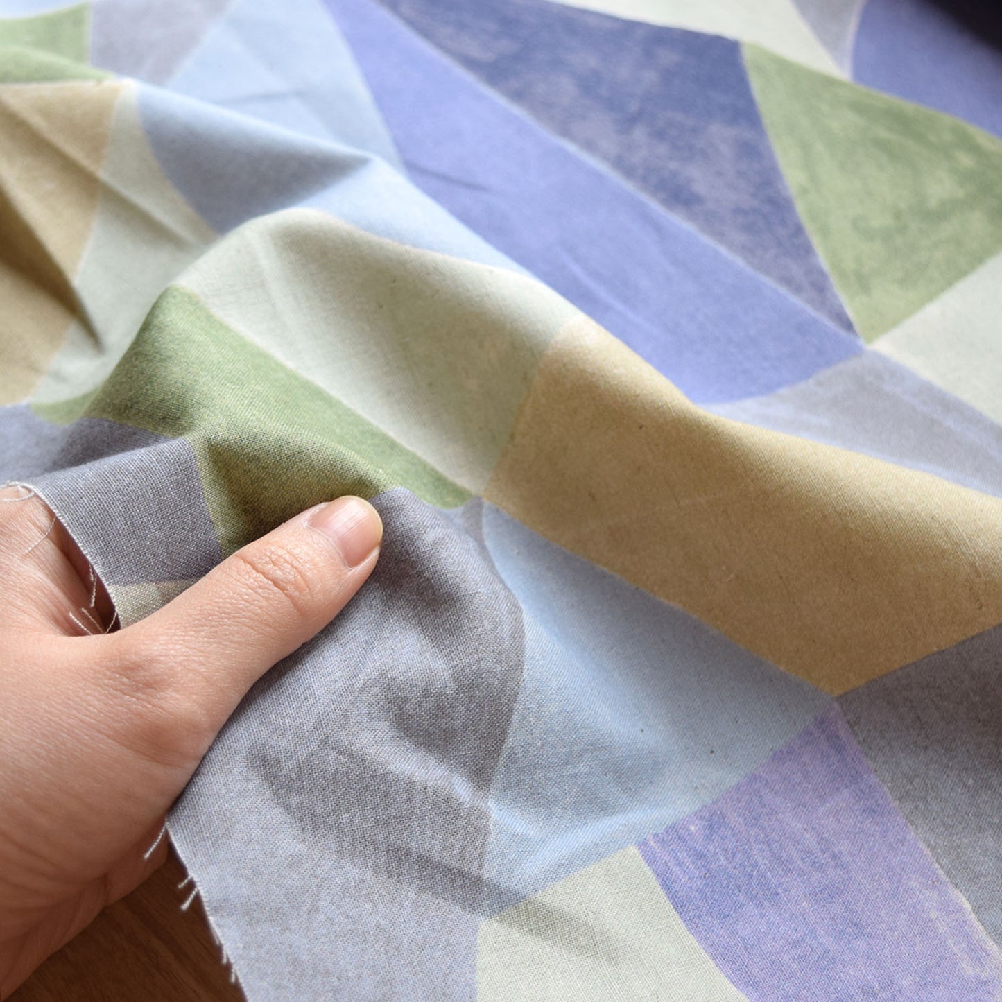 Gather by bookhou ～Shapes～ 綿麻シーチング - cocca