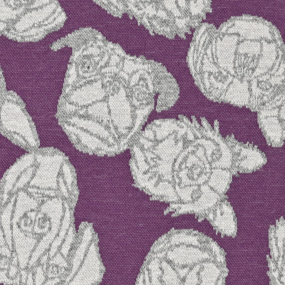 (無料サンプル)HAyU fabric ～DOG～ 綿100％ニットジャガード - cocca