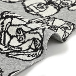 【予約販売】＋HAyU fabric ～DOG～ 綿100％ニットジャガード EGX-7715-2A