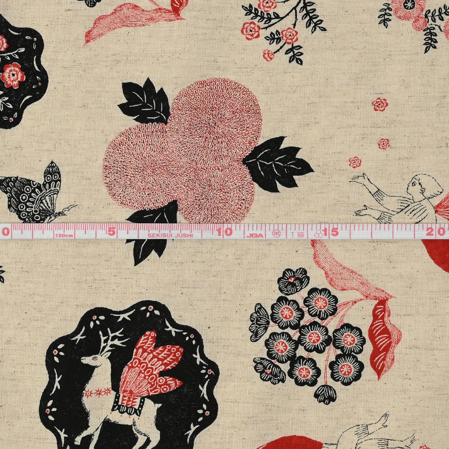 Sanae Sugimoto "Garden" 綿麻シーチング