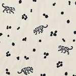 (無料サンプル)echino/エチノ 2023～Leopard～ 綿麻シーチング 刺繍