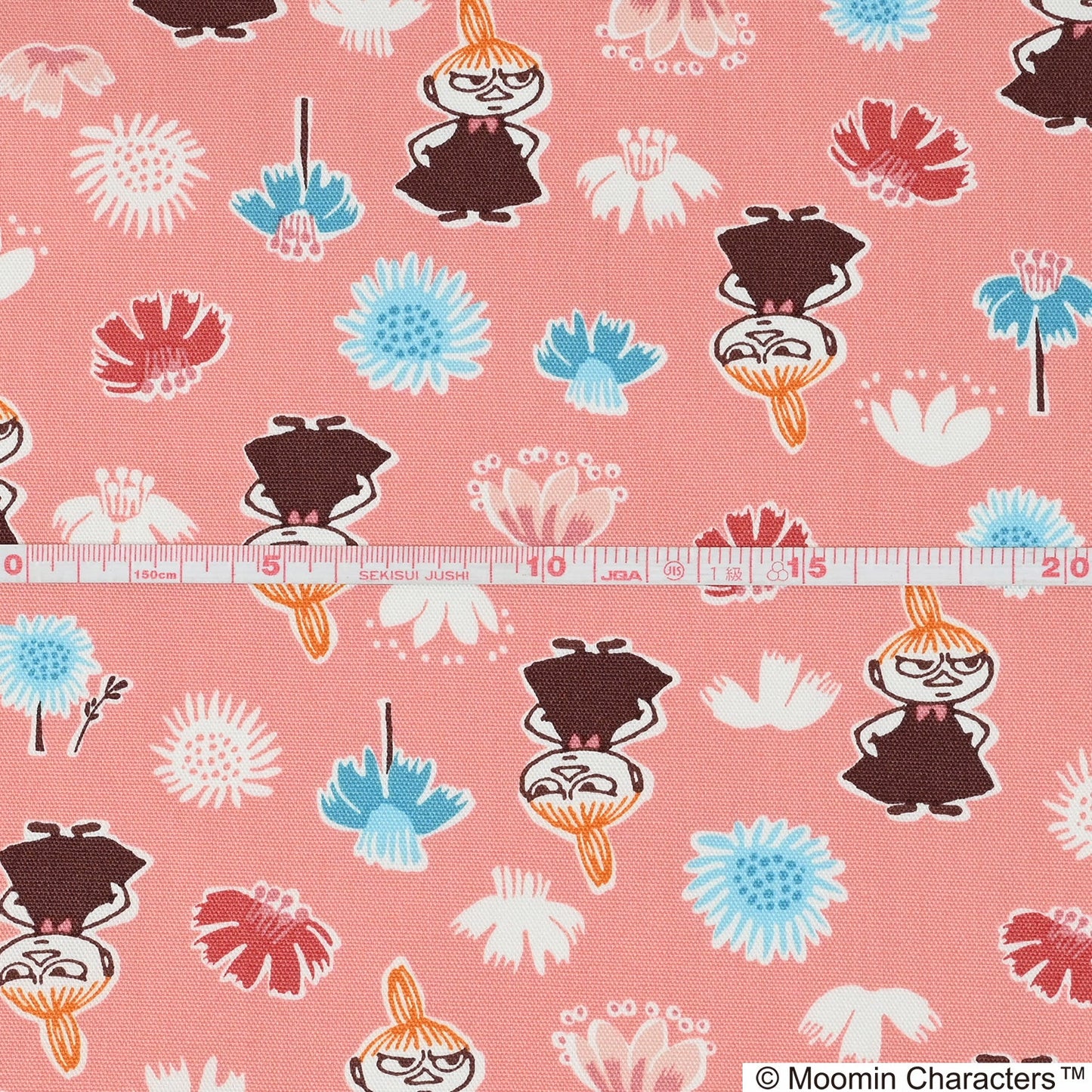 (無料サンプル)MOOMIN ムーミン ～リトルミイの日柄～ 綿100％オックス