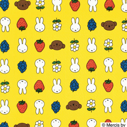 ミッフィー miffy ～フルーツ～ 綿100％シーチング - cocca