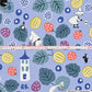 （無料サンプル）MOOMIN ムーミン ～ベリー畑に～ 綿100％シーチング - cocca
