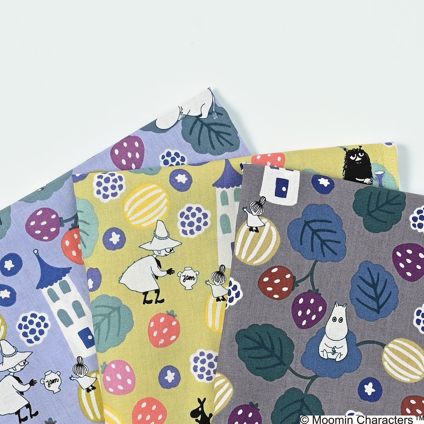 （無料サンプル）MOOMIN ムーミン ～ベリー畑に～ 綿100％シーチング - cocca