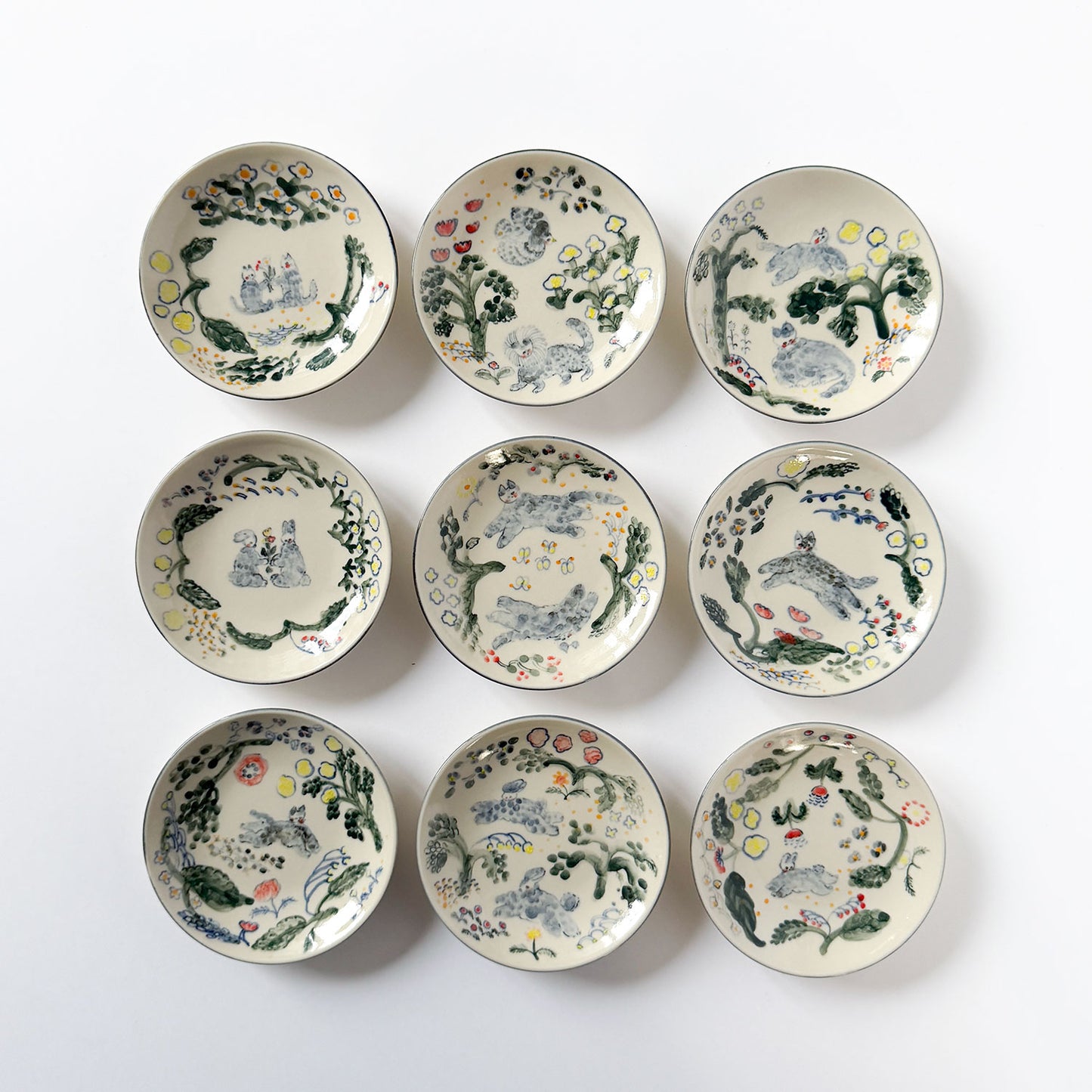 mizacosha/ミシャコシャプラス 10cmプレート 磁器 - cocca