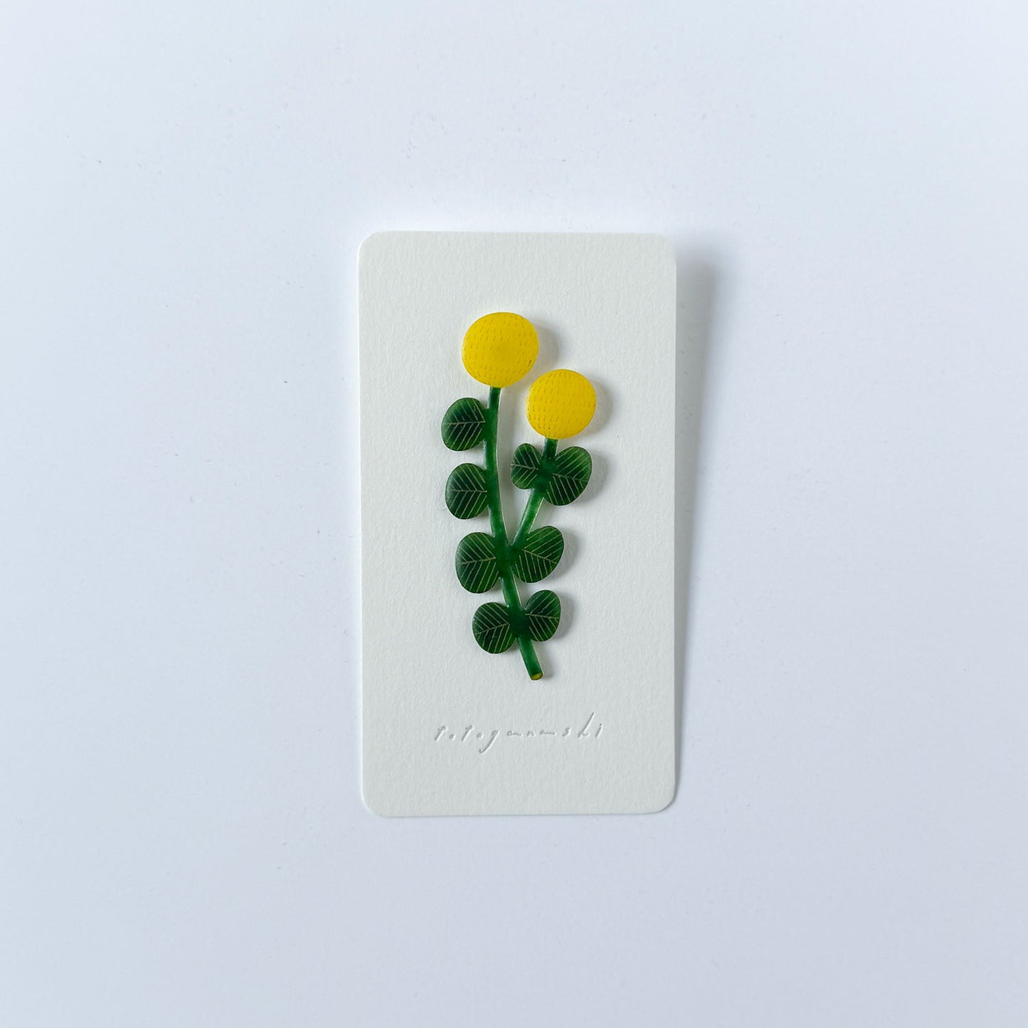 totoganashi レジンブローチ 大