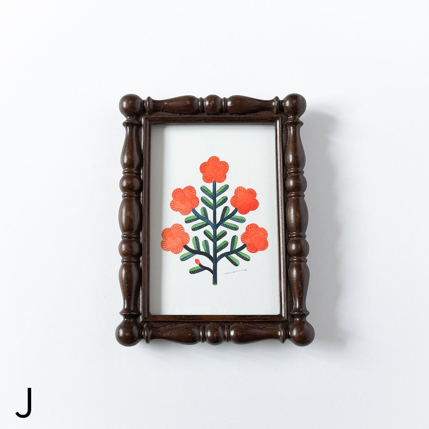 totoganashi 額入り原画 flower