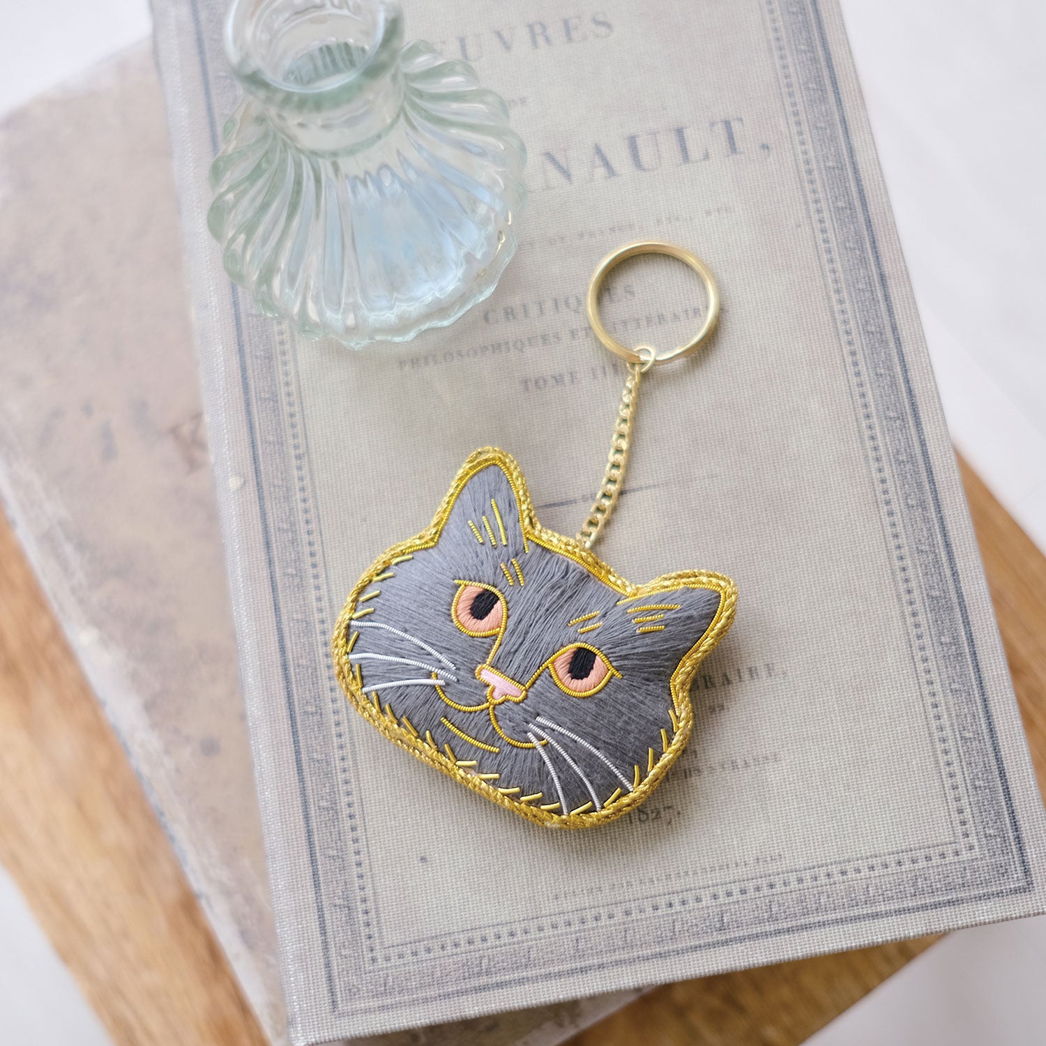 cocca(コッカ) ｜生地通販｜ニャトリエ 刺繍キーホルダー