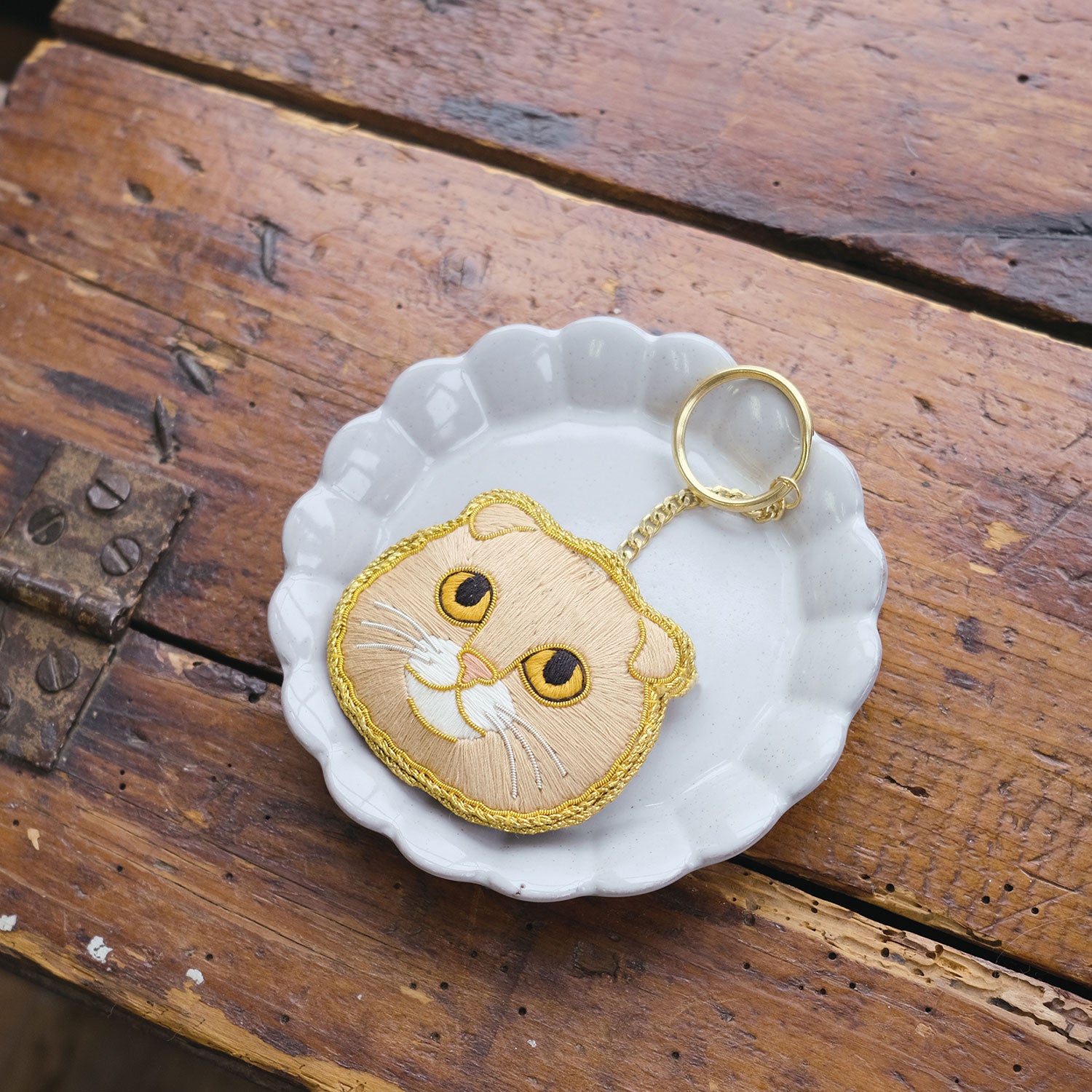 cocca(コッカ) ｜生地通販｜ニャトリエ 刺繍キーホルダー