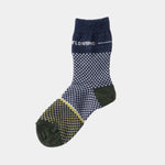 TRICOTÉ -MINI CHECKERED BICOLOUR SOCKS- ミニチェッカードバイカラーソックス