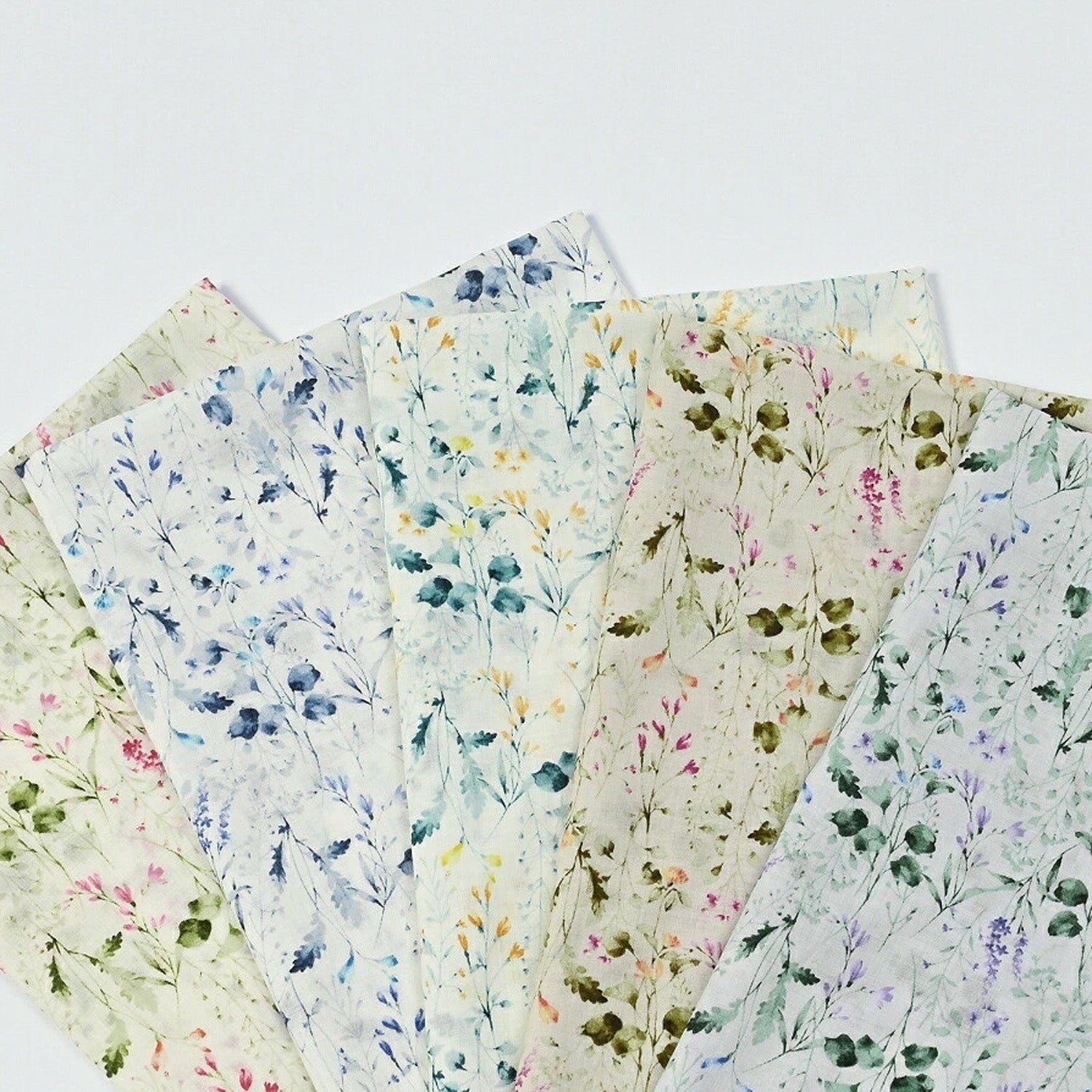 【SALE】Flownny ～Floral Watercolor～（綿100％ローン)