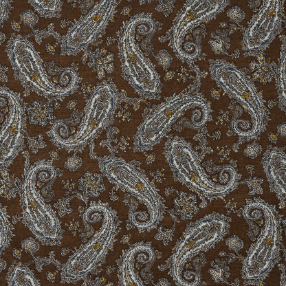 【SALE】Flownny ～更紗ペイズリー柄～（綿80ボイル)