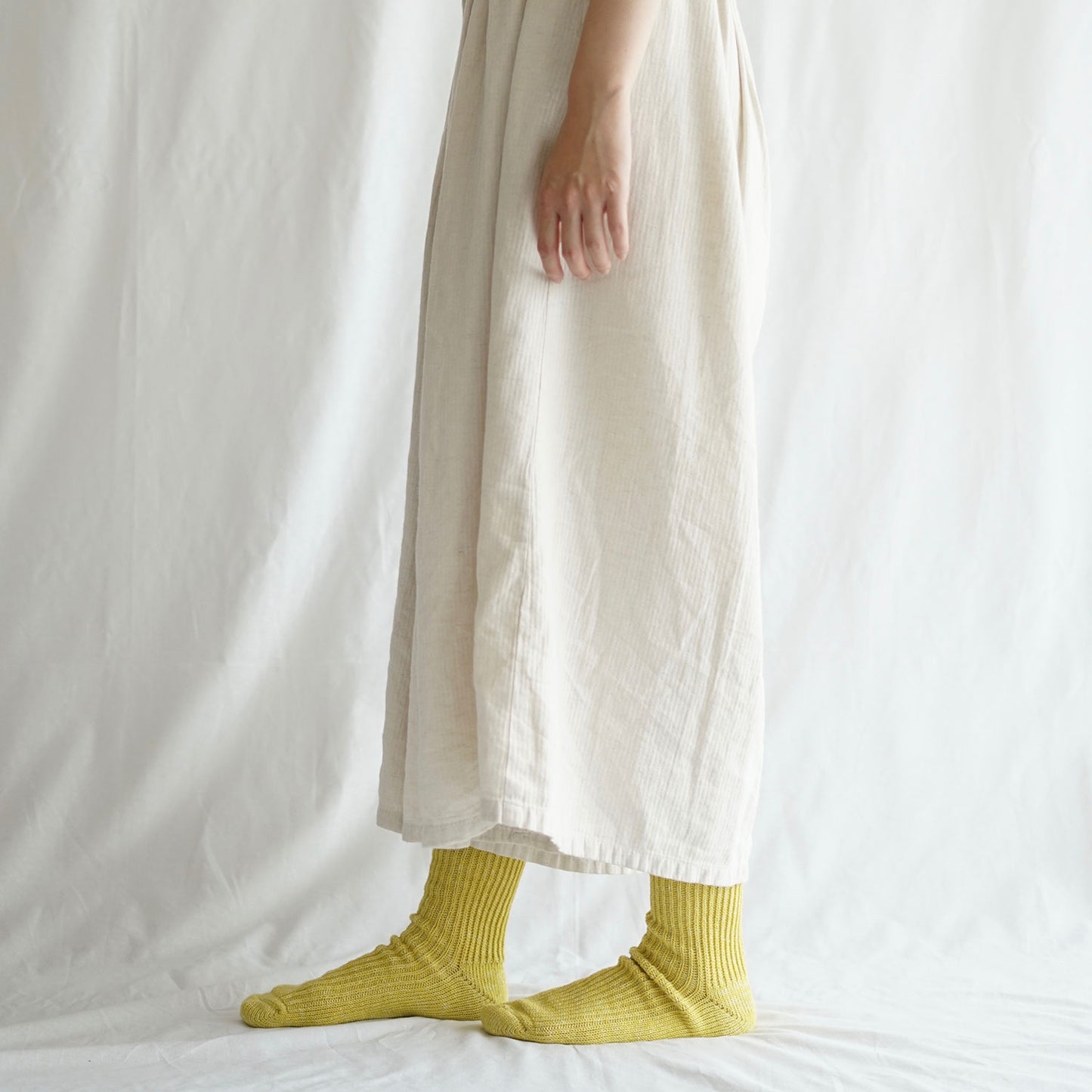 NISHIGUCHI KUTSUSHITA ヘンプコットンリブソックス
