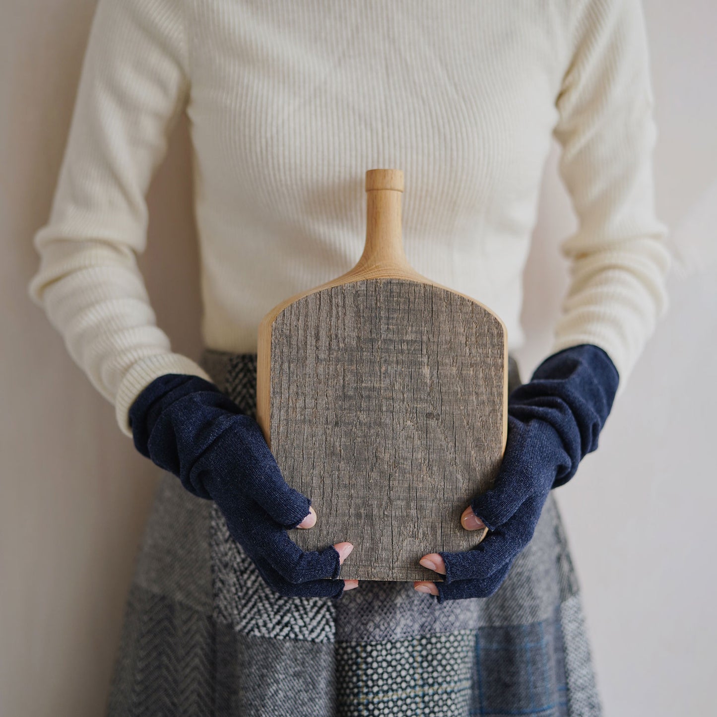 NISHIGUCHI KUTSUSHITA メリノウール100％アームウォーマー