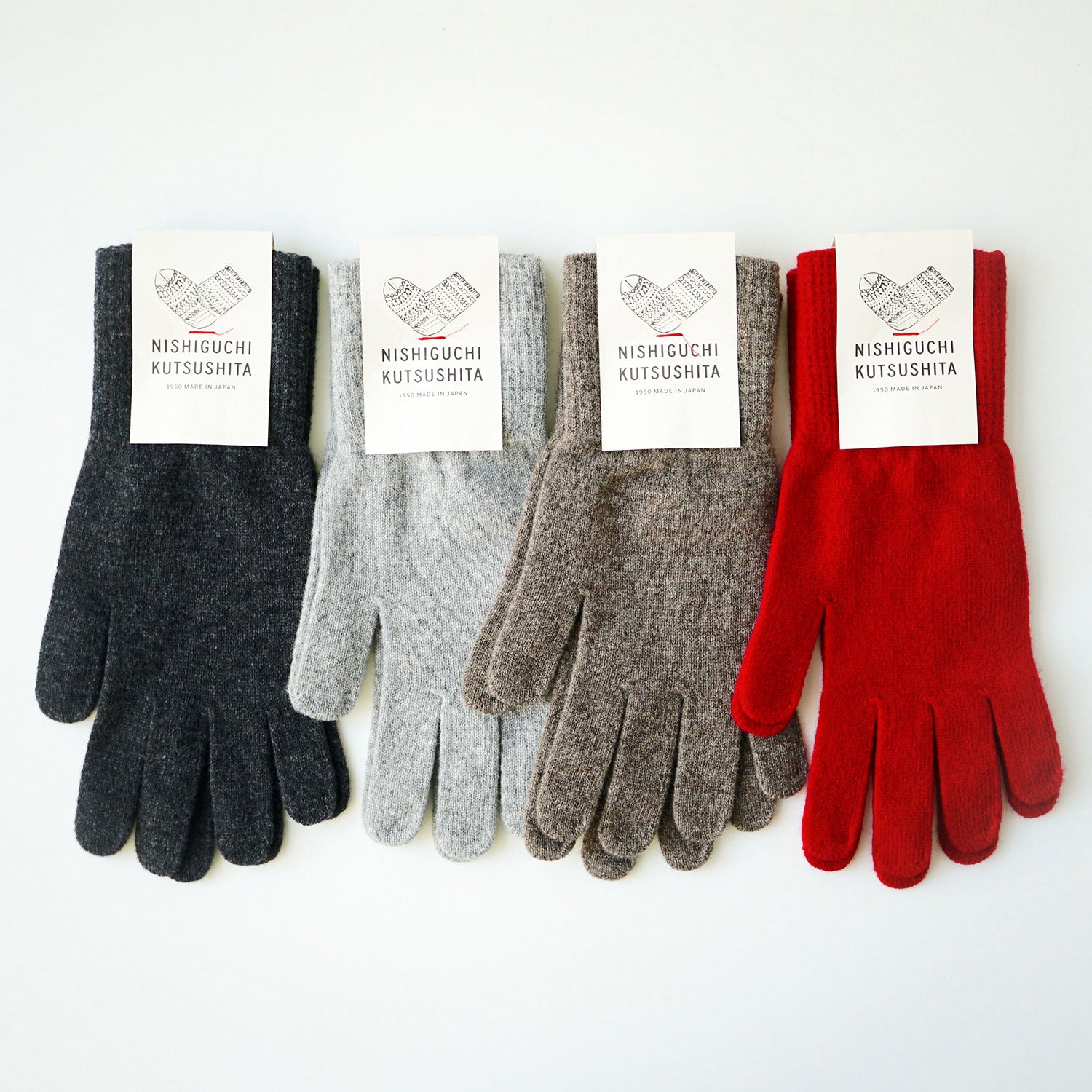 NISHIGUCHI KUTSUSHITA メリノウールグローブ