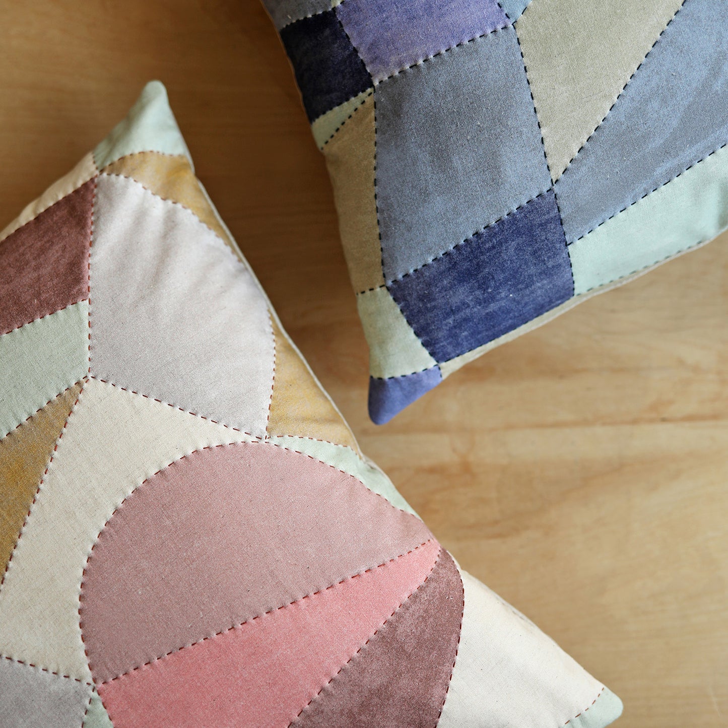 Gather by bookhou ～Shapes～ 綿麻シーチング - cocca