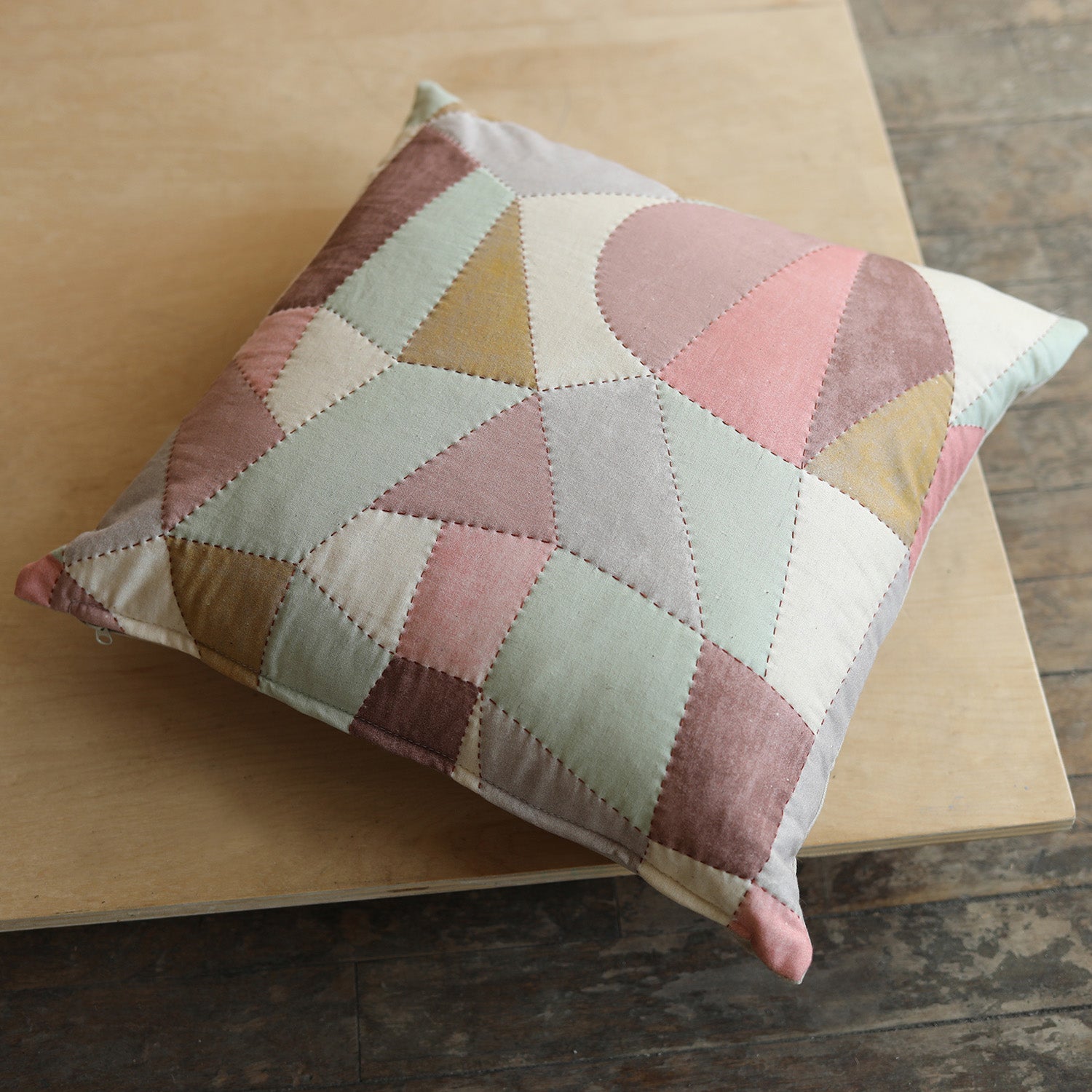 Gather by bookhou ～Shapes～ 綿麻シーチング - cocca