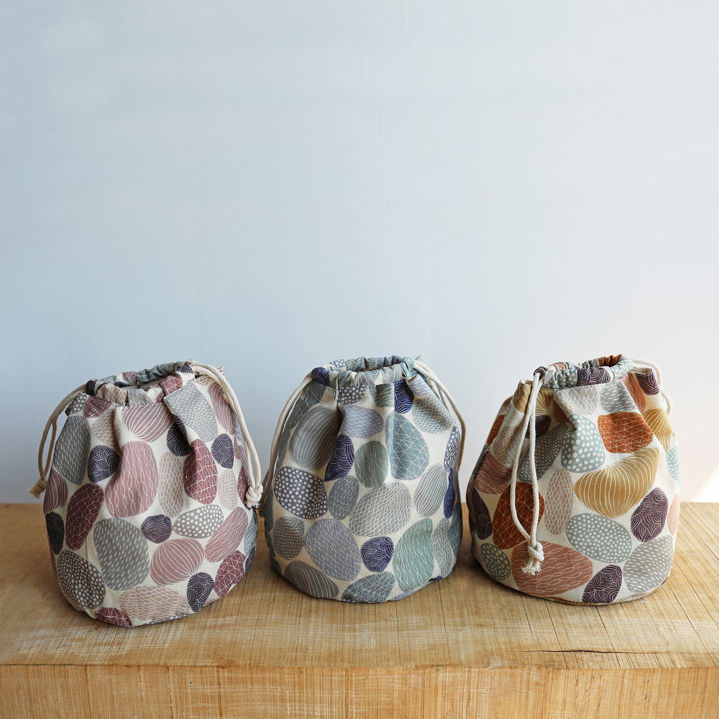 Gather by bookhou ～Stones～ 綿麻シーチング - cocca