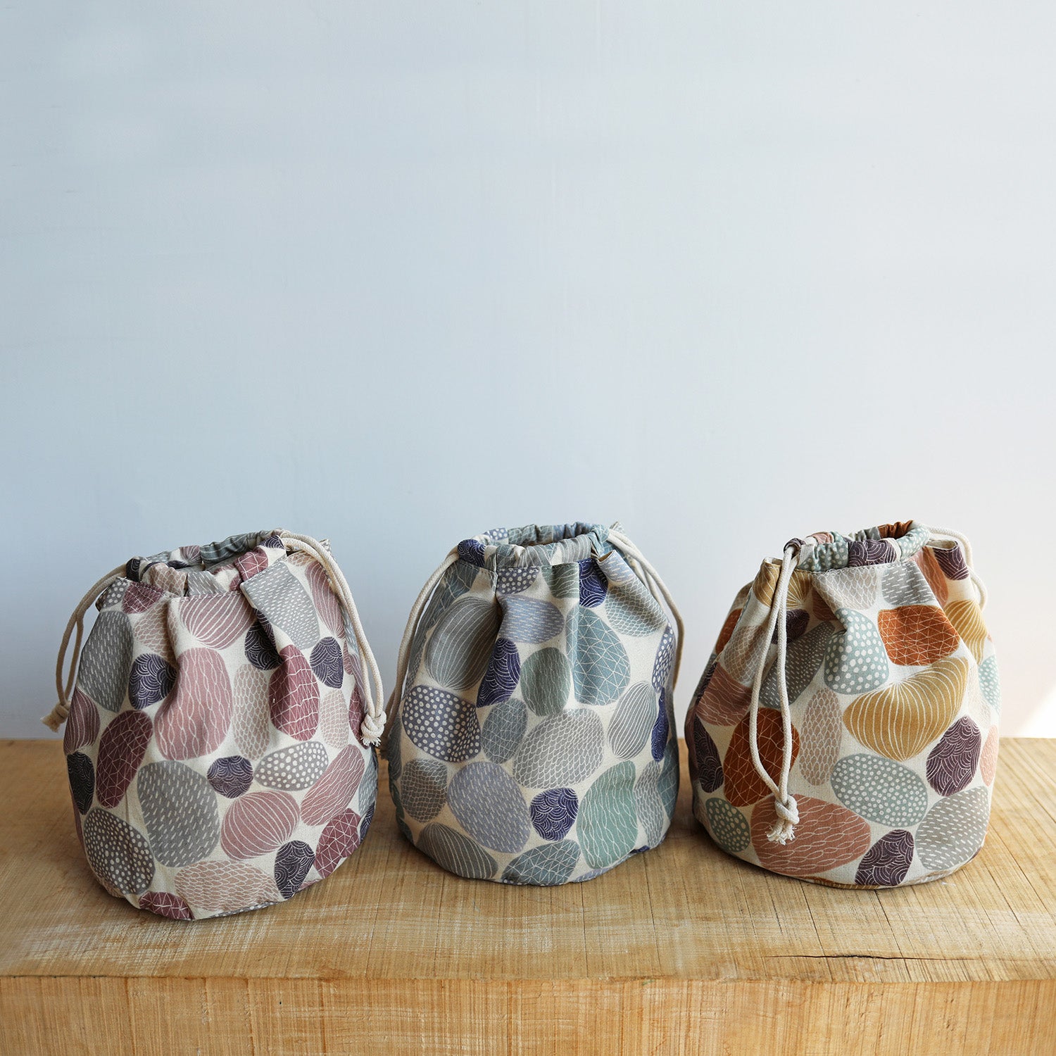 Gather by bookhou ～Stones～ 綿麻シーチング - cocca