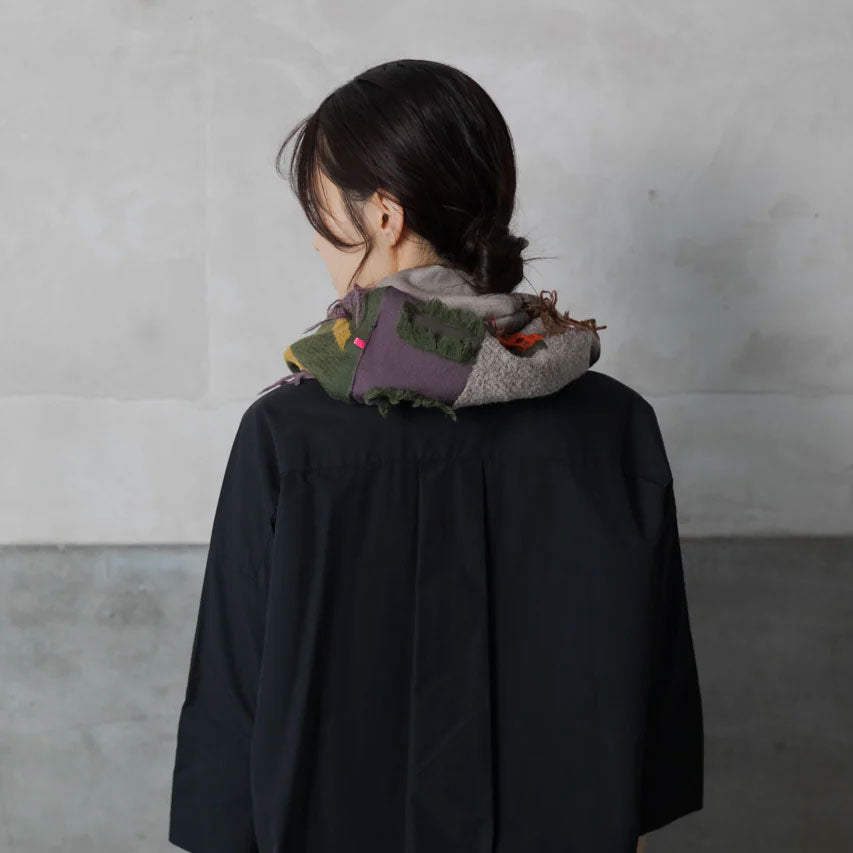 POLS -KESHIKI- ウールカットジャガード スヌード