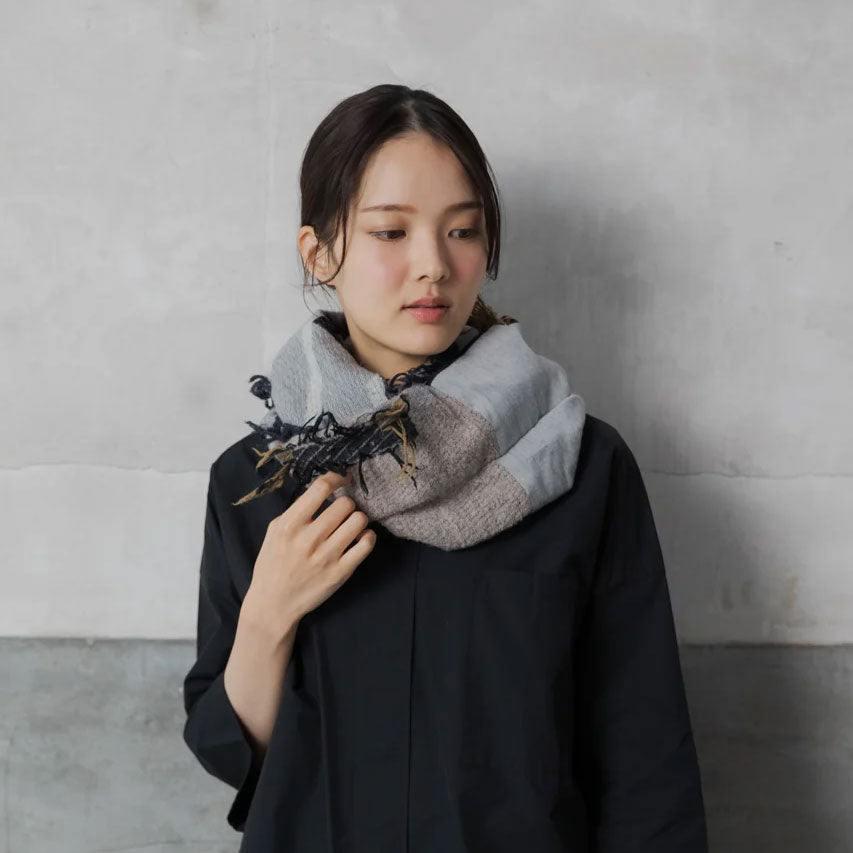 POLS -KESHIKI- ウールカットジャガード スヌード