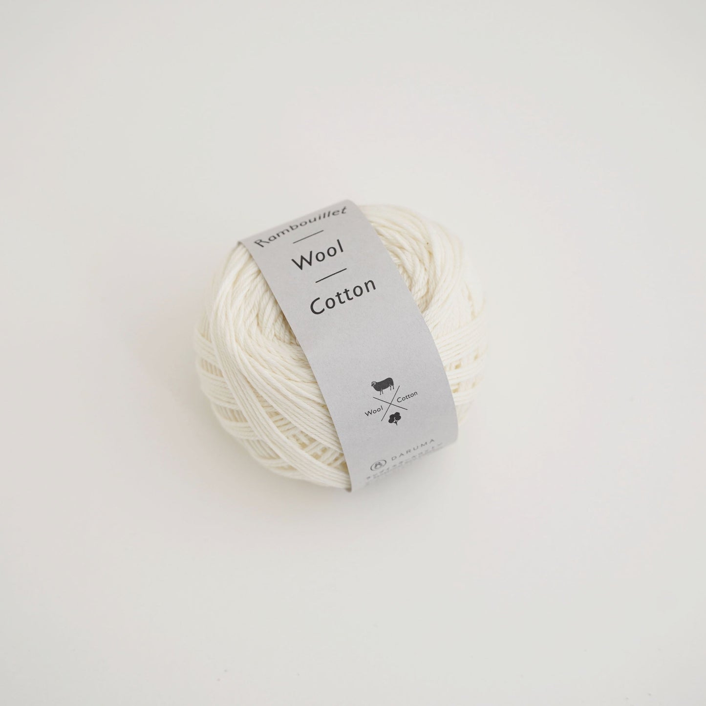 DARUMA 毛糸 ランブイエウールコットン ～メリノウール混～