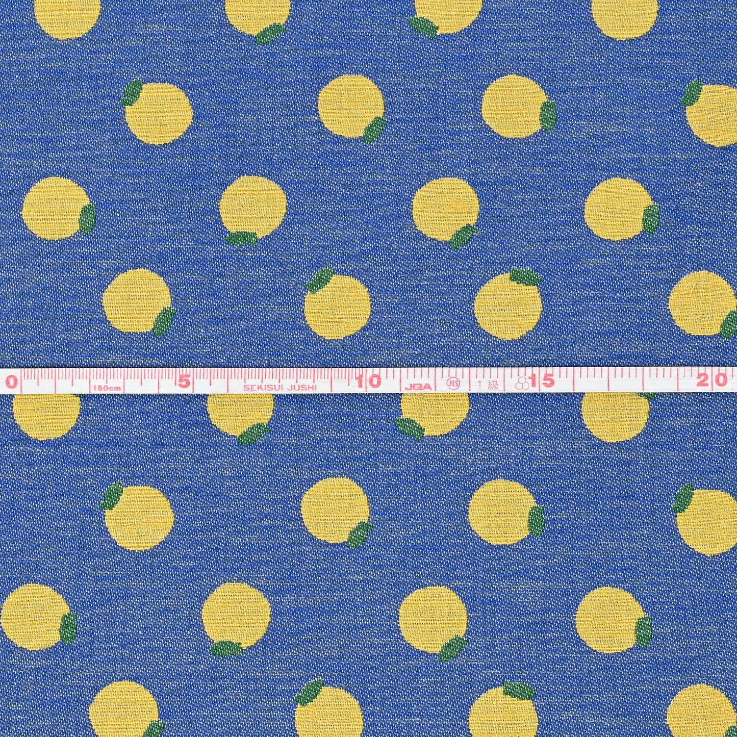 (無料サンプル)【clocomi】庭の密柑- 播州織ジャガード ～綿100％～