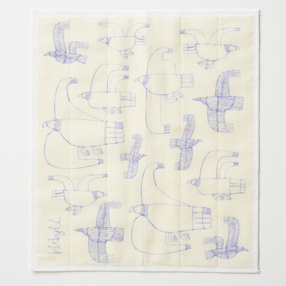 【＋HAyU fabric】-kitchen fabrics- 蚊帳織りふきん - cocca