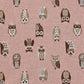 【SALE】ニットジャガード ～ フクロウ ～ 綿100％