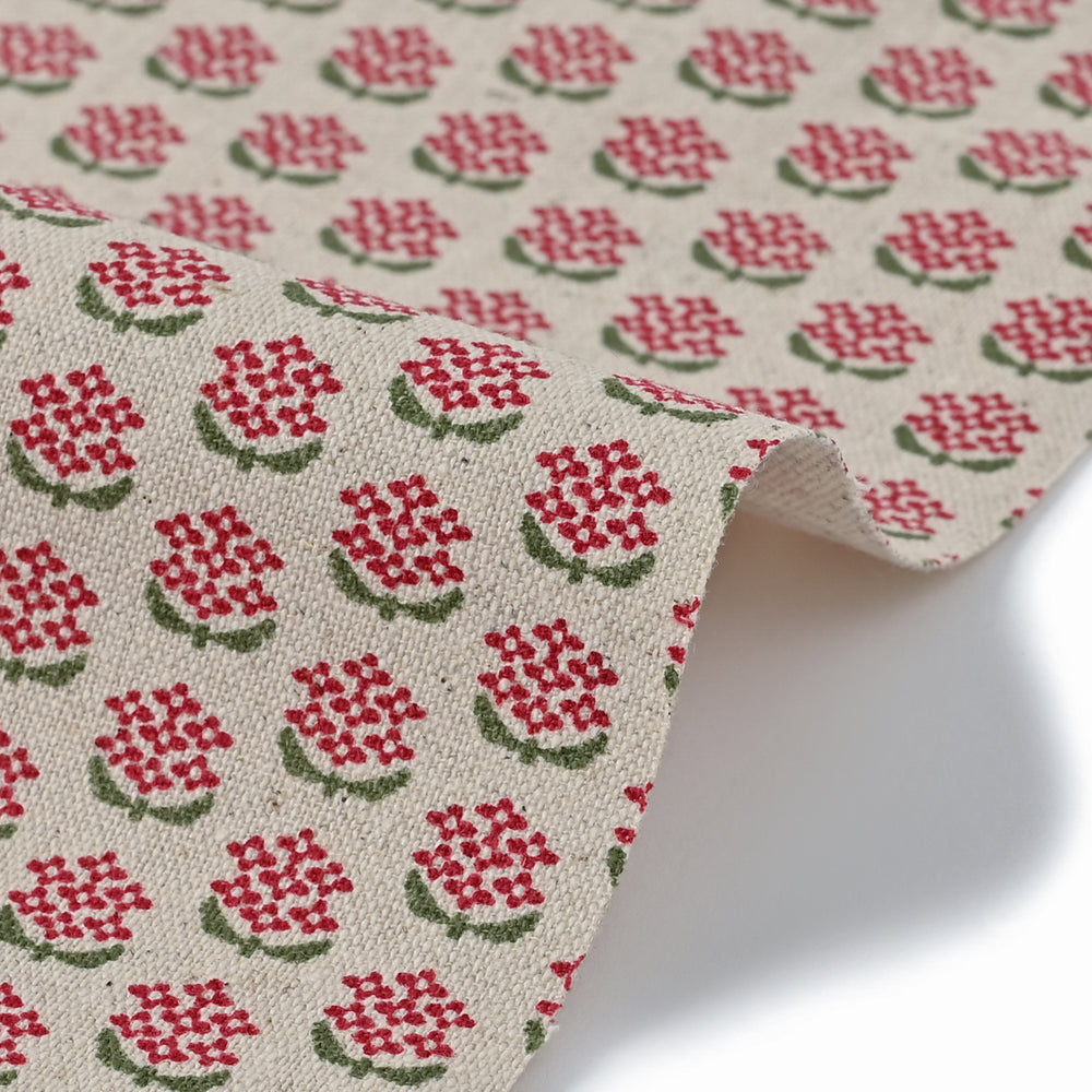 stich cloth プチフラワー ～綿麻キャンバス～