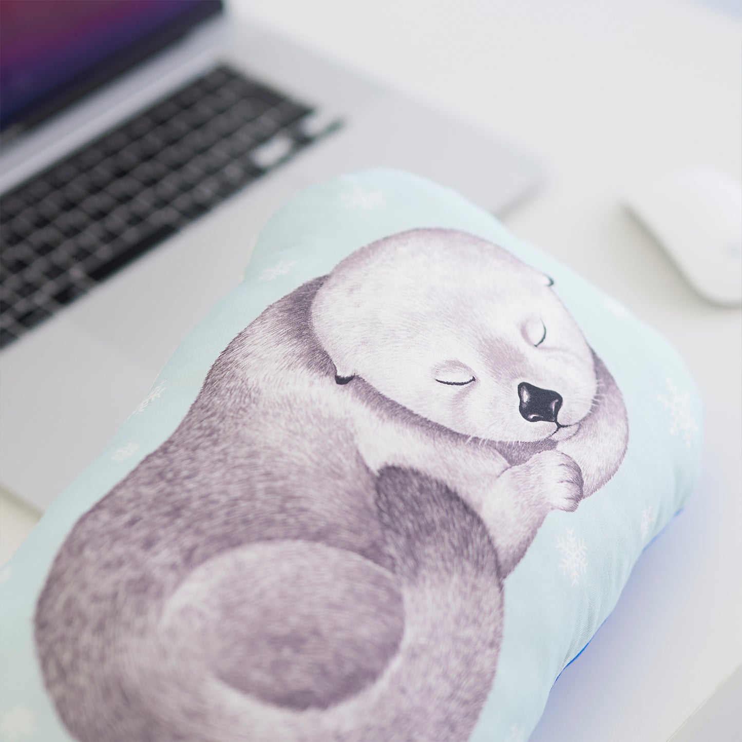 アニマニア～ラッコ柄～ パネル生地 綿100％シーチング - cocca