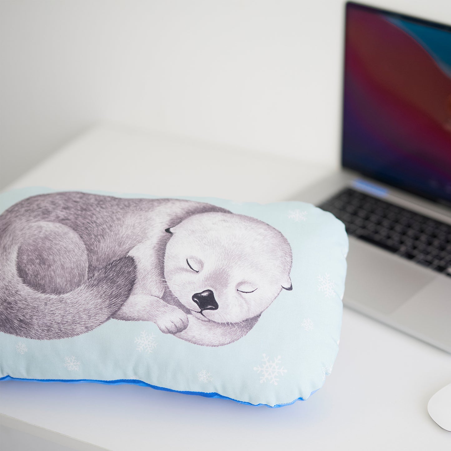 アニマニア～ラッコ柄～ パネル生地 綿100％シーチング - cocca