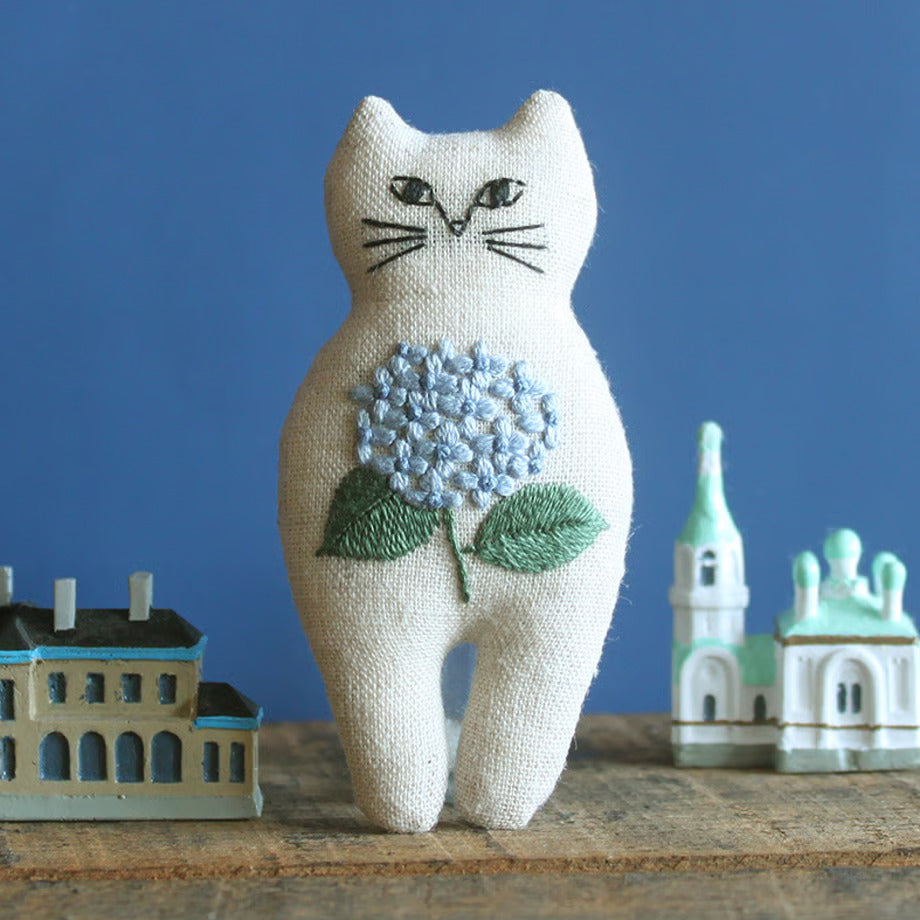 【キット】nekogao 刺繍ブローチ - cocca