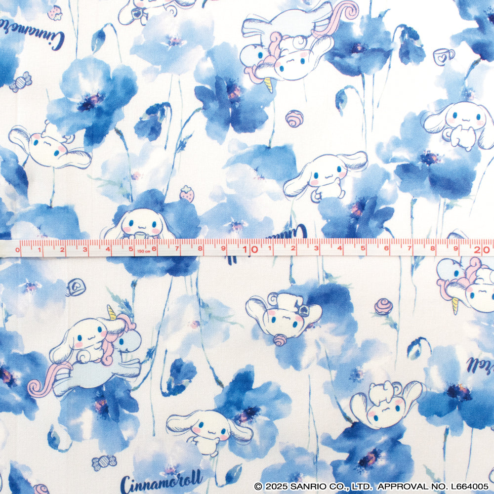 サンリオキャラクターズ×Flownny ～シナモロール～  綿100％シーチング