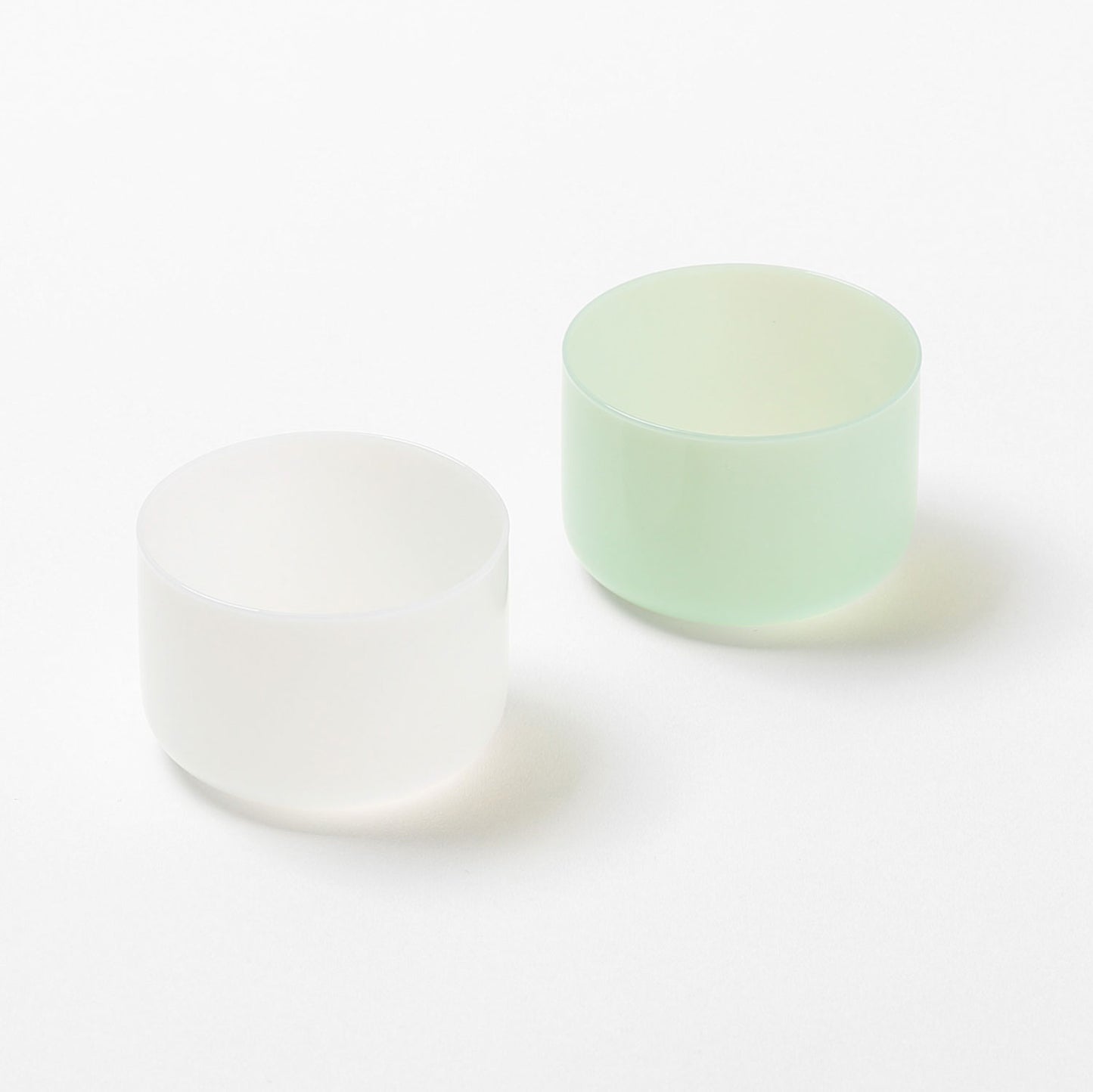 ideaco ミルクガラス HAKU low 180ml ～2個セット～