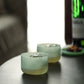 ideaco ミルクガラス HAKU low 180ml ～2個セット～