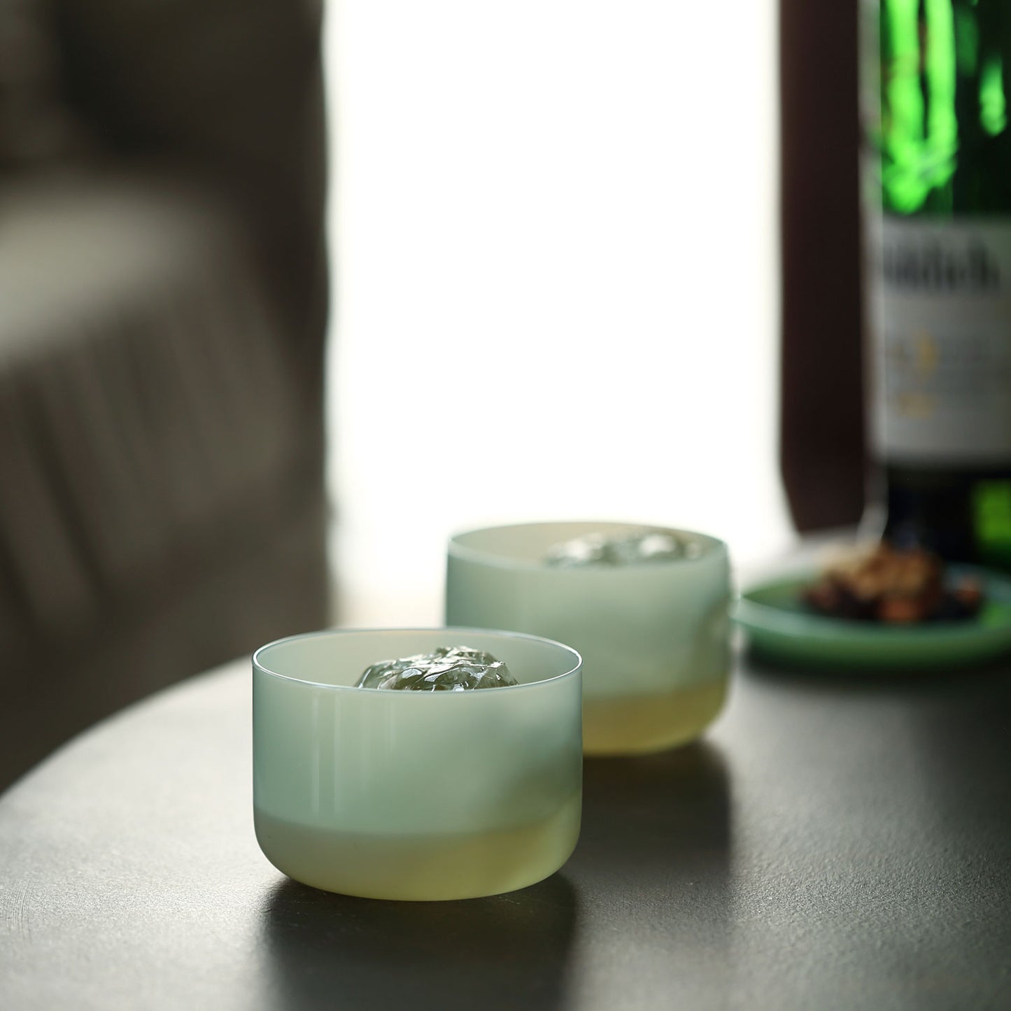 ideaco ミルクガラス HAKU low 180ml ～2個セット～