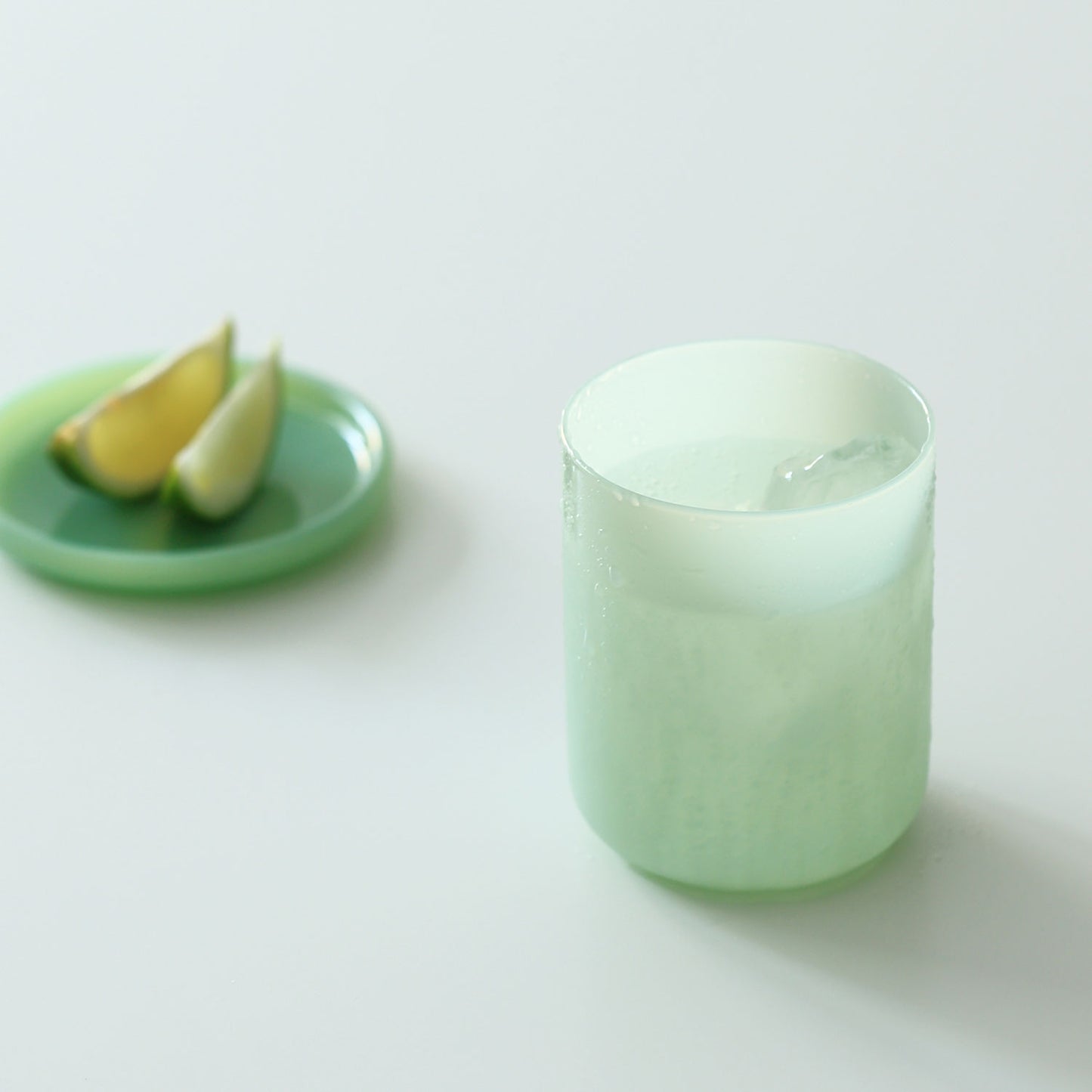 ideaco ミルクガラス HAKU medium 290ml ～2個セット～